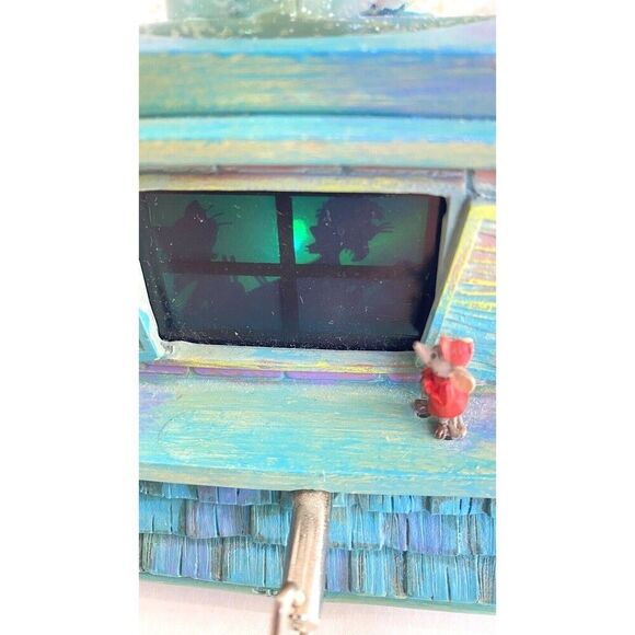 Disney Aristocats 40th Anniversary Music Box Snow globe Lights Up tested Holiday - Picture 9 of 16